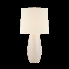 Shavani Table Lamp, Aged Brass
