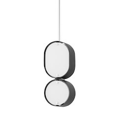 Opal Pendant, Soft Black