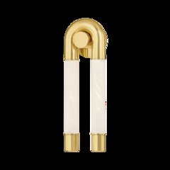 Zeme Wall Sconce, Vintage Polished Brass