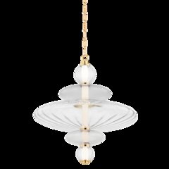 Williams Pendant, Aged Brass
