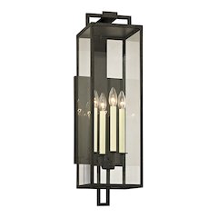Beckham Exterior Wall Sconce, Forged Iron