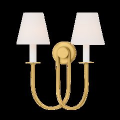 Midtown Wall Sconce, Aged Brass