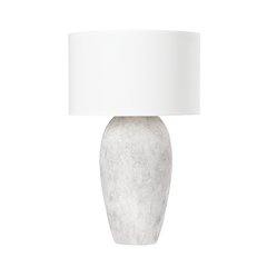 Zeke Table Lamp, Ceramic Weathered Grey