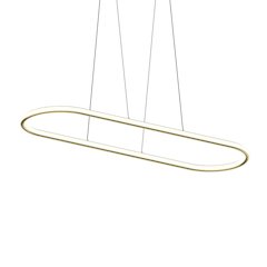 Luna Pendant, Brass