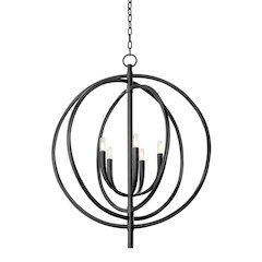 Fillea Pendant, Black Iron
