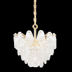 Darcia Chandelier, Aged Brass
