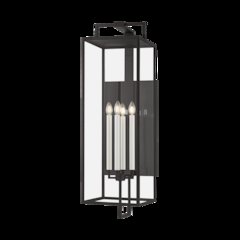 Beckham Exterior Wall Sconce, Forged Iron