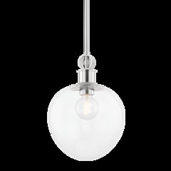 Anna Pendant, Polished Nickel