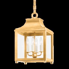 Leigh Pendant, Vintage Gold Leaf