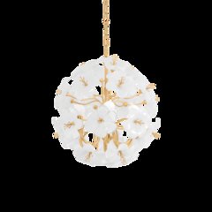 Hygea Chandelier, Gold Leaf