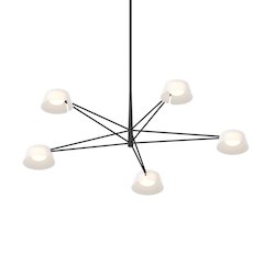 Ray Chandelier, Satin Black