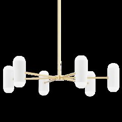 Kira Chandelier, Aged Brass