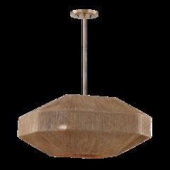 Laken Chandelier, Patina Brass