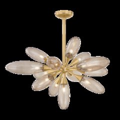 Cordoba Chandelier, Vintage Brass