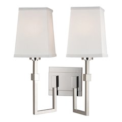 Fletcher Wall Sconce, Polished Nickel