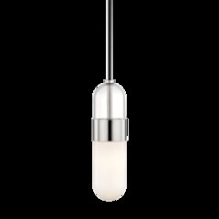 Emilia Pendant, Polished Nickel