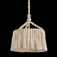 Shayla Chandelier, Aged Brass