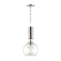Raleigh Pendant In Polished Nickel Color