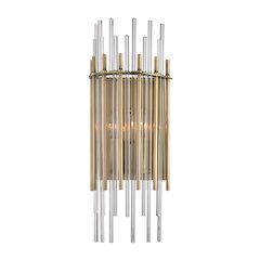 Wallis Wall Sconce, Aged Brass