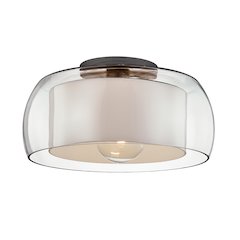 Candace Flush Mount, Graphite