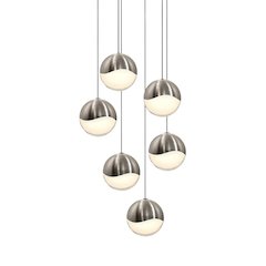 Grapes Pendant, Satin Nickel
