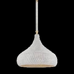 Hampstead Pendant, Aged Brass