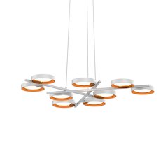 Light Guide Ring Pendant, Satin White