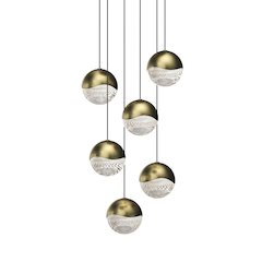Grapes Pendant, Brass