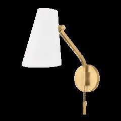 Patten Wall Sconce, Aged Brass