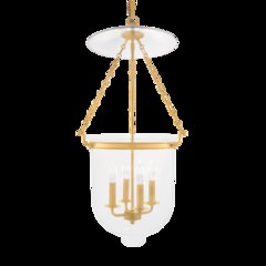 Hampton Pendant, Aged Brass