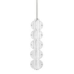 Lindley Pendant, Polished Nickel