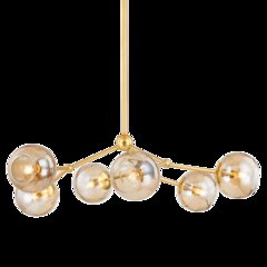 Trixie Chandelier, Aged Brass