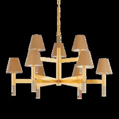Lindenwood Chandelier, Aged Brass
