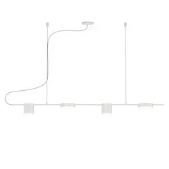 Counterpoint Pendant, Satin White