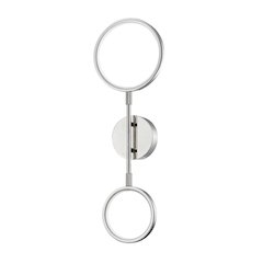 Saturn Wall Sconce, Polished Nickel