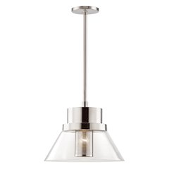 Paoli Pendant, Polished Nickel