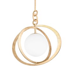 Olancha Pendant, Vintage Gold Leaf