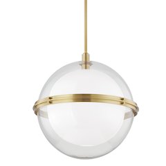 Northport Pendant In Aged Brass Color