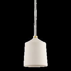 Megan Pendant, Aged Brass