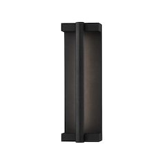 Calla Exterior Wall Sconce, Texture Black