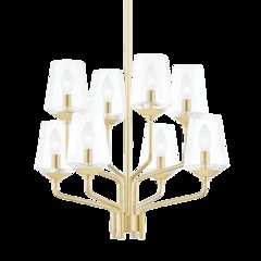 Kayla Chandelier, Aged Brass