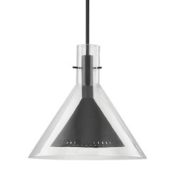Atticus Pendant, Satin Black
