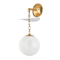 Antoinette Wall Sconce, Vintage Brass