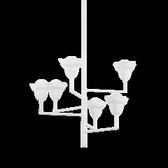 Alora Chandelier, White Plaster