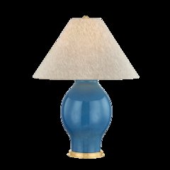 Westhorpe Table Lamp, Aged Brass