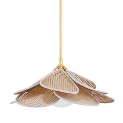 Florina Pendant, Aged Brass