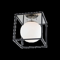 Aira Flush Mount, Polished Nickel