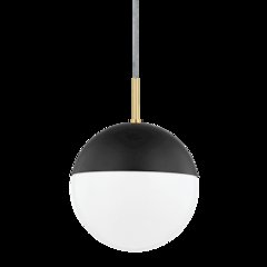 Renee Pendant, Aged Brass