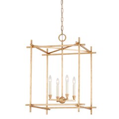 Huck Lantern, Vintage Gold Leaf