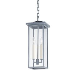 Eden Exterior Pendant, Weathered Zinc